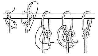 Как завязать беседочный узел когда верёвка натянута и под нагрузкой