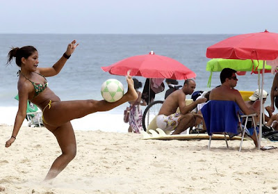 women beach football