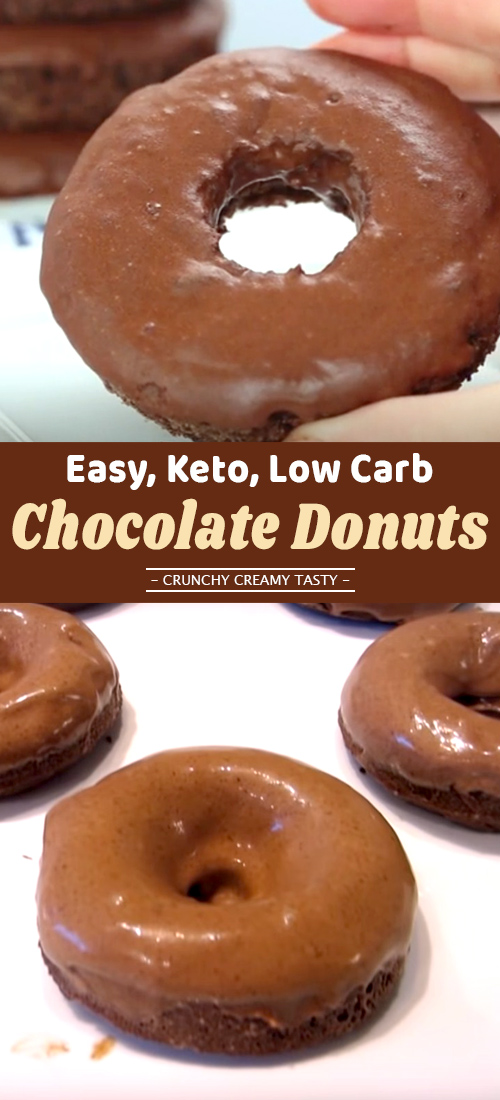 Easy Keto Chocolate Cake Donuts | Low Carb (+video)