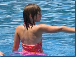 Two years ago, she couldn't swim. Now I can't keep her away from a pool! 