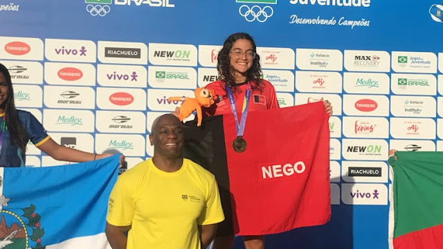 Nadadora paraibana ganha ouro e bronze e Estado já soma 11 medalhas nos Jogos da Juventude