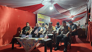 Kapolres Tebo bersama Forkopimda Ikutin Zoom Meeting Pengamanan Lebaran Idul Fitri 1445 H 