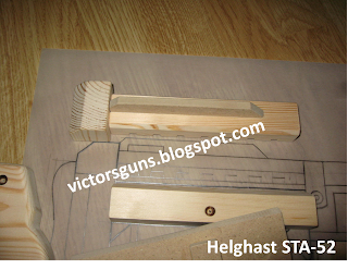 Pic.13 - Building the STA-52 Wooden Assault Rifle Display Model  