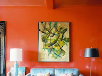 Orange And Green Living Room Decor