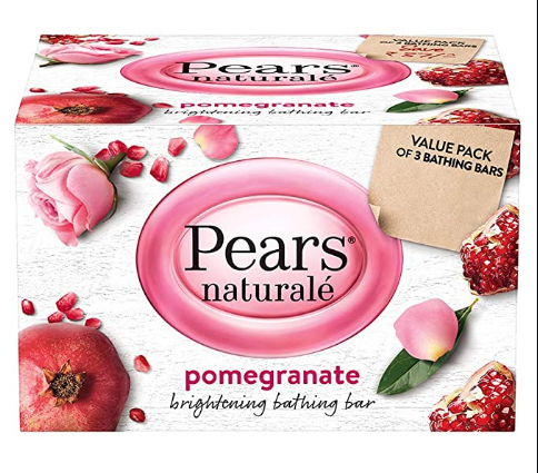 Pears Natural Pomegranate Brightening Bathing Soap Bar