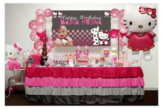 Dekorasi Ulang Tahun Anak Perempuan Tema Hello Kitty 3