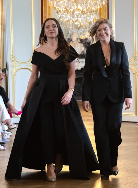 Ewa Gawkowska et Malgorzata Szczesna, créatrices de La Métamorphose à la Fashion Week Paris