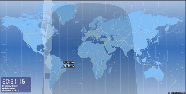 mapa relógio hora certa mundial