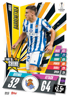 Topps Match Attax Extra 2020-2021 Real Sociedad de Fútbol Set