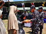  TNI AL Salurkan Bantuan Kemanusiaan Bagi Korban Gempa di Jawa Timur