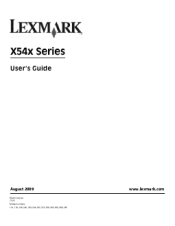 Lexmark X544 Manual