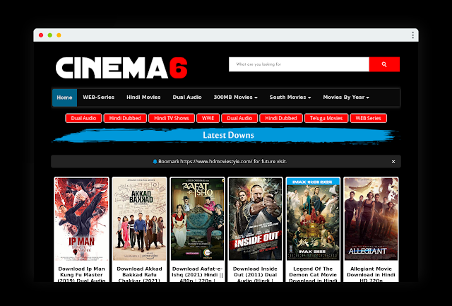Cinema6 Movie Blogger Template Free