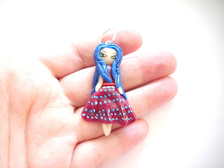 fetita fimo, girl polymer clay