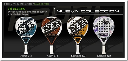 ENEBE 2010 coleccion PADEL