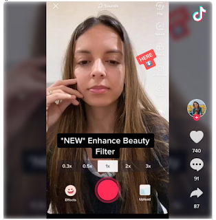 Tiktok enhance filter || How to get the enhance filter on tiktok