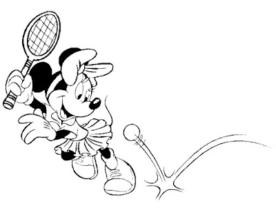 Desenhos da Minnie para Colorir e Imprimir