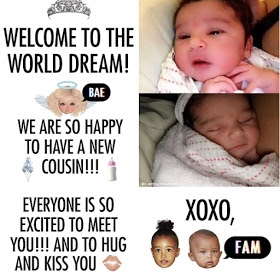 Kim K's children, North and Saint West and other family members welcome baby Dream into the family