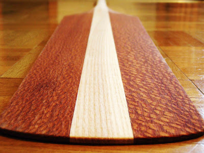  Making (and other canoe stuff): Mark L's Exotic Wood Voyageur Paddle