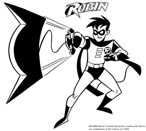 Batman Symbol Coloring Pages