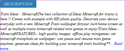Train Ideas - Minecraft game review
