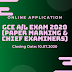 GCE A/L Exam 2020 (Paper Marking & Chief Examiners)