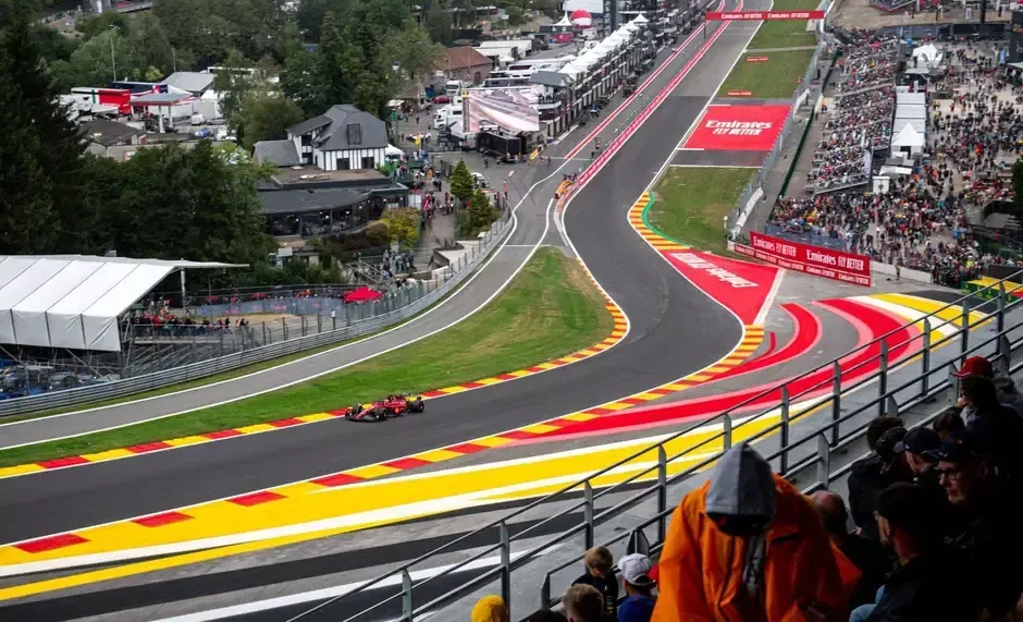 Il tratto dell'Eau Rouge-Raidillon di Spa