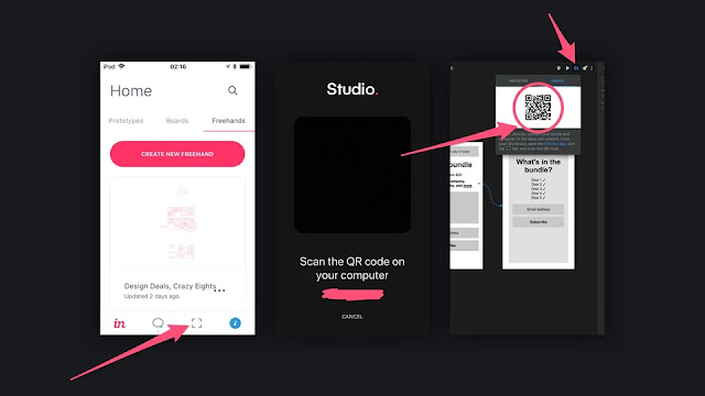 invision Prototypes can be mirrored to your phone.