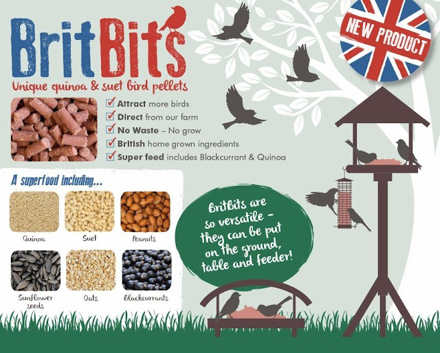 New superfood bird pellets for garden birds - BritBits