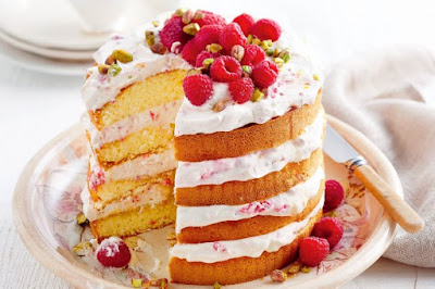 Raspberry honey dessert cake recipe