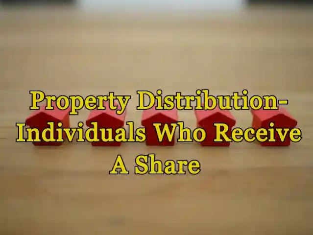 Property Distribution Individuals Who Receive A Share
