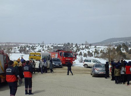 Bozkır'da Yangın Tatbikatında Heyecanlı Anlar Yaşandı