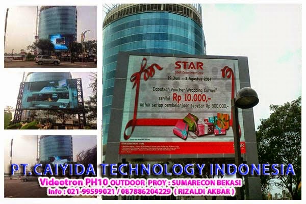 LED creen Videotron dan Runnig Text: RUNNING TEXT DAN 