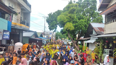 Jalan Santai Golkar Bangkep Diikuti  1.500-an warga  