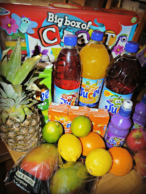 fruit, drinks