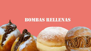 Ricas bombas fritas rellenas  de crema pastelera y otros rellenos