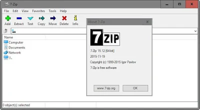 برنامج 7zip لضغط الملفات الكبيرة