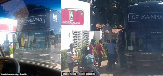 Vereadora denuncia transporte de TFD feito por ônibus de banda e o mesmo sofrera assalto
