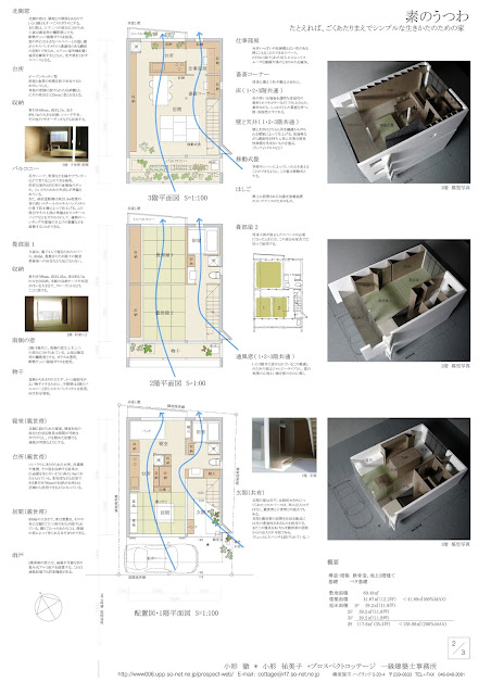 ごくあたりまえでシンプルな生きかたのための家　平面計画