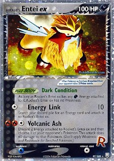 Rocket’s Entei EX Team Rocket Returns Pokemon Card Set