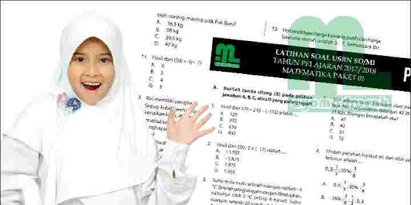 Soal Latihan USBN 2018 Matematika SD/MI