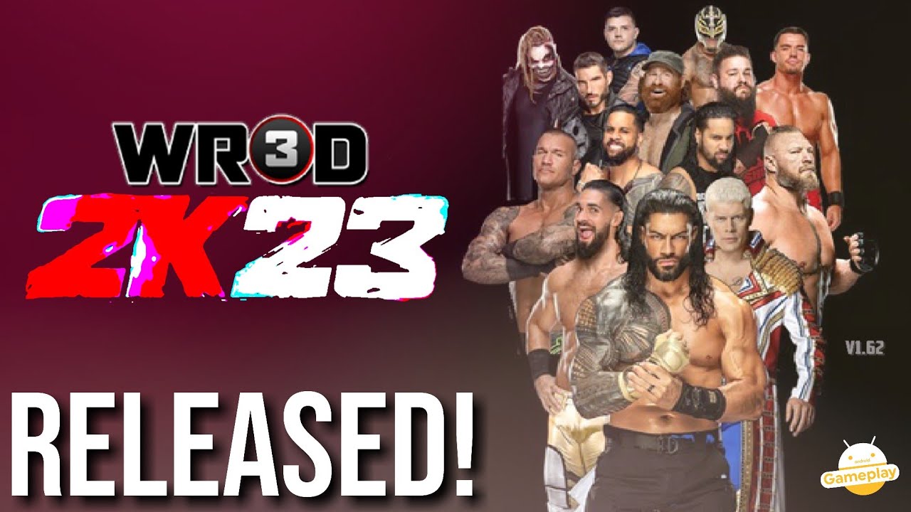 WR3D 2K23 Mod Apk Download For Android with Commentary