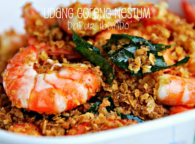 Dapur ibundo: Udang goreng nestum