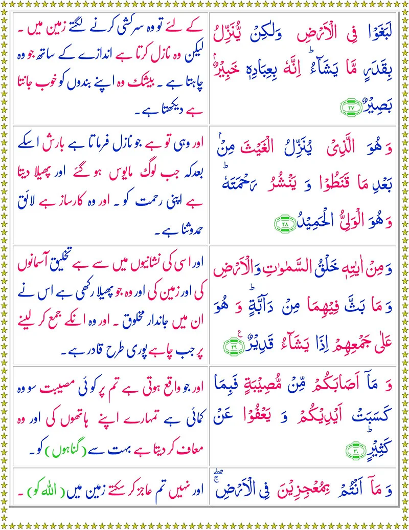 Ash-Shura with Urdu Translation,Quran with Urdu Translation,Quran,