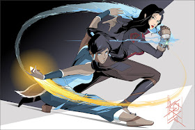 The Legend of Korra Screen Print by Craig Drake x Mondo