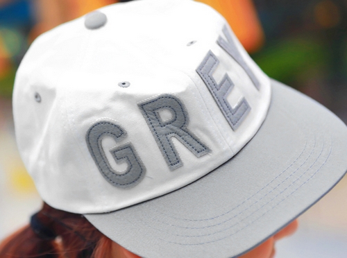 Baseball Cap with GREY Patch