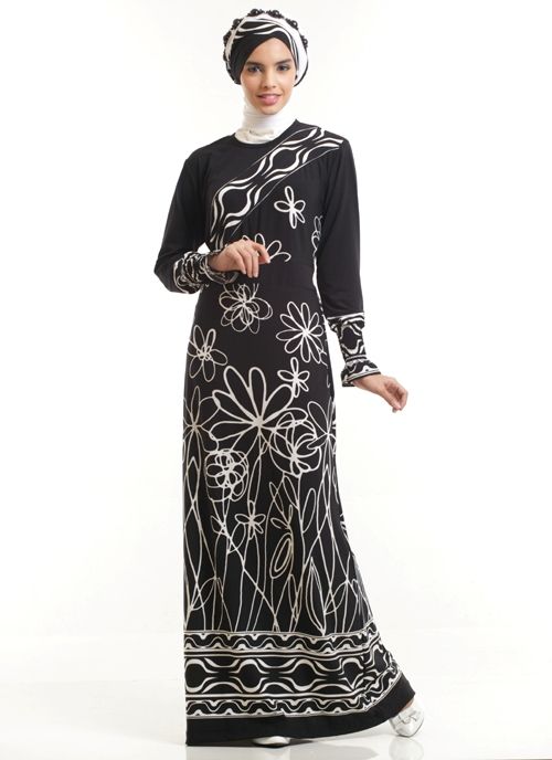 Model Baju Gamis Batik Wanita Muslimah