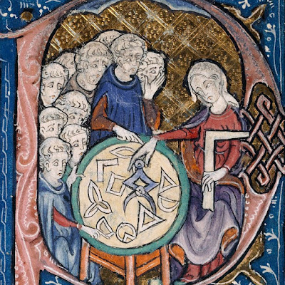 מורה ותלמידים ימי הביניים