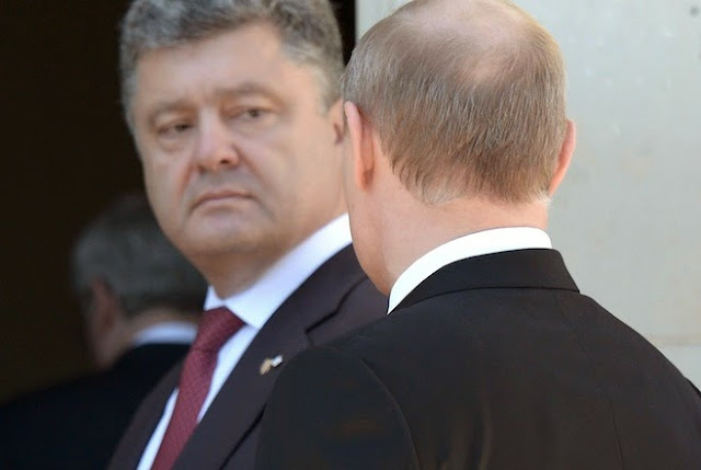 Resultado de imagem para putin poroshenko rússia war