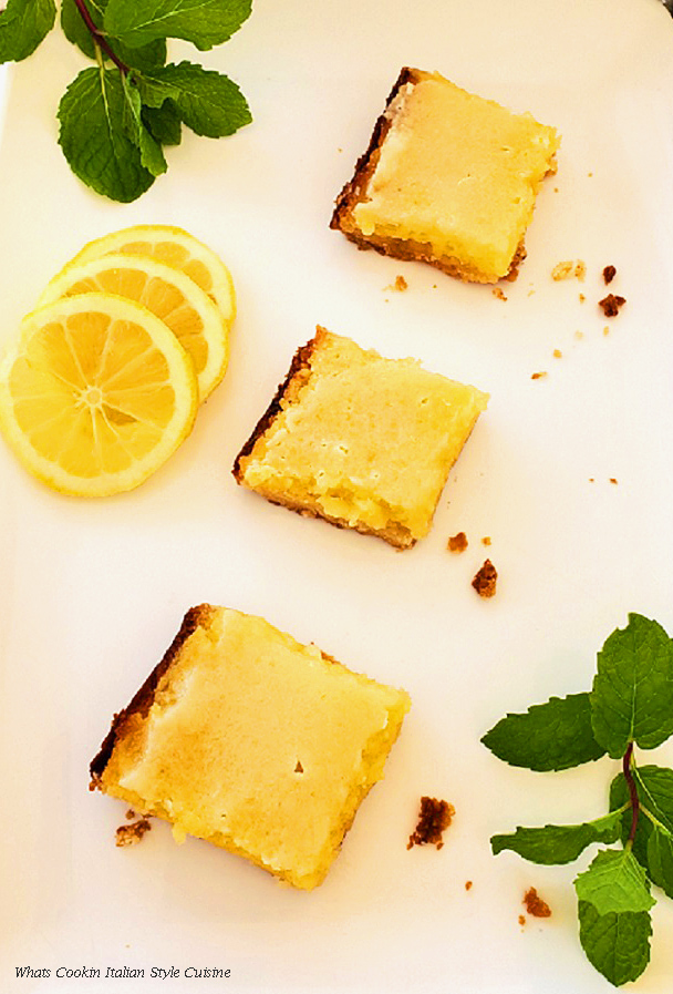 Sour Cream Lemon Bars