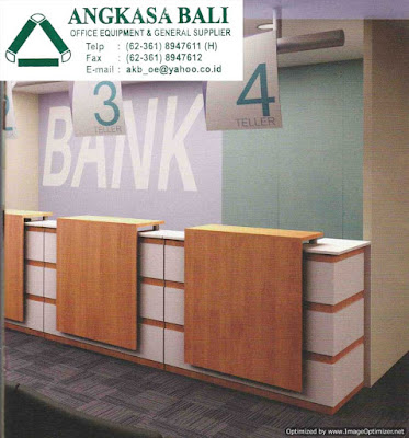 jual meja resepsionis di bali reception counter furniture